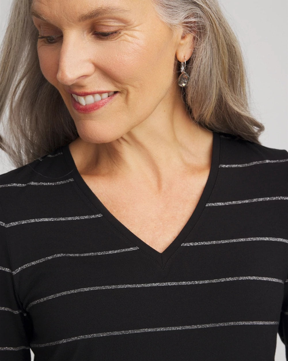 Chico's Touch of Cool™ Lurex Layering Tee