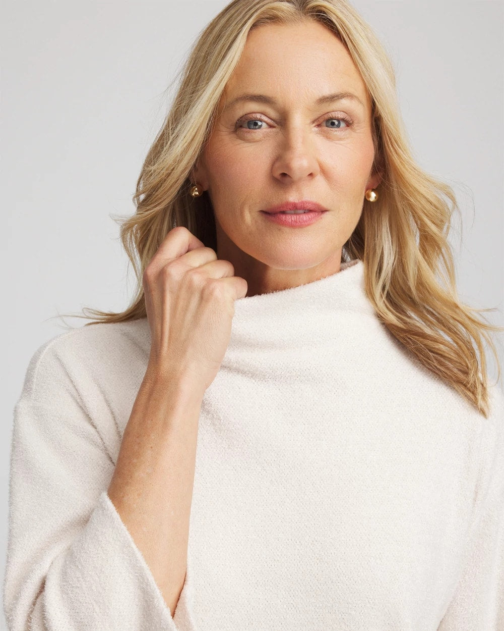 Chico's Jacquard Cozy Turtleneck