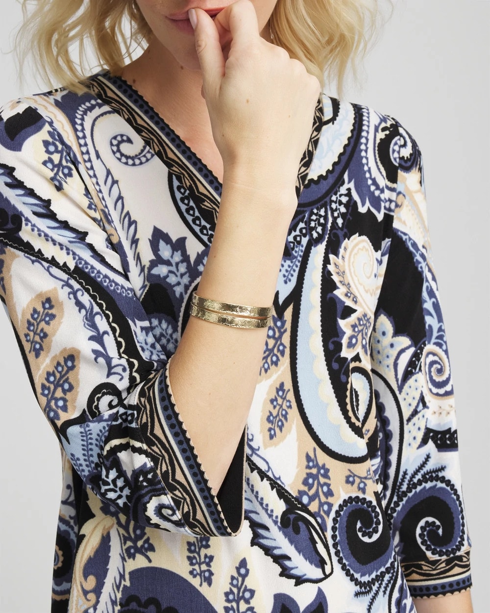 Chico's Travelers™ Paisley V-Neck Tunic