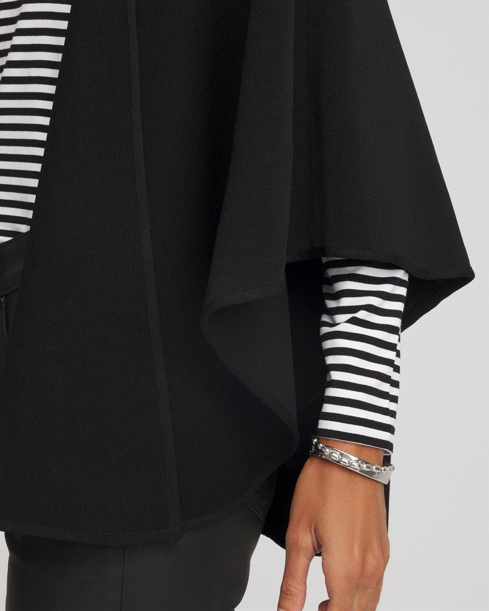 Chico's Crepe Open-Front Ruana