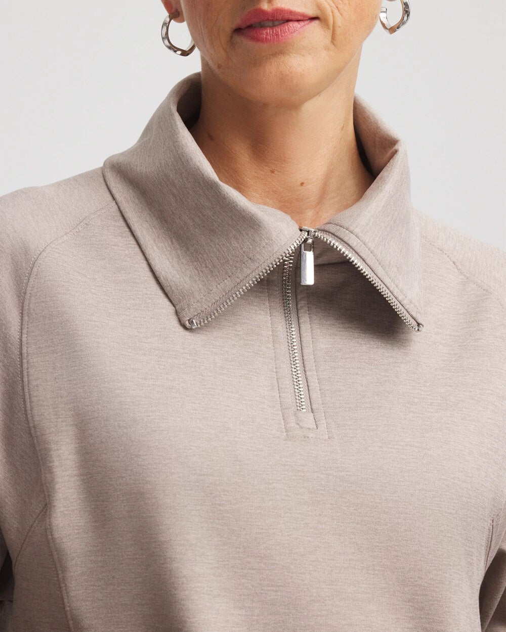 Chico's Zenergy® Cloud Half-Zip Pullover Top