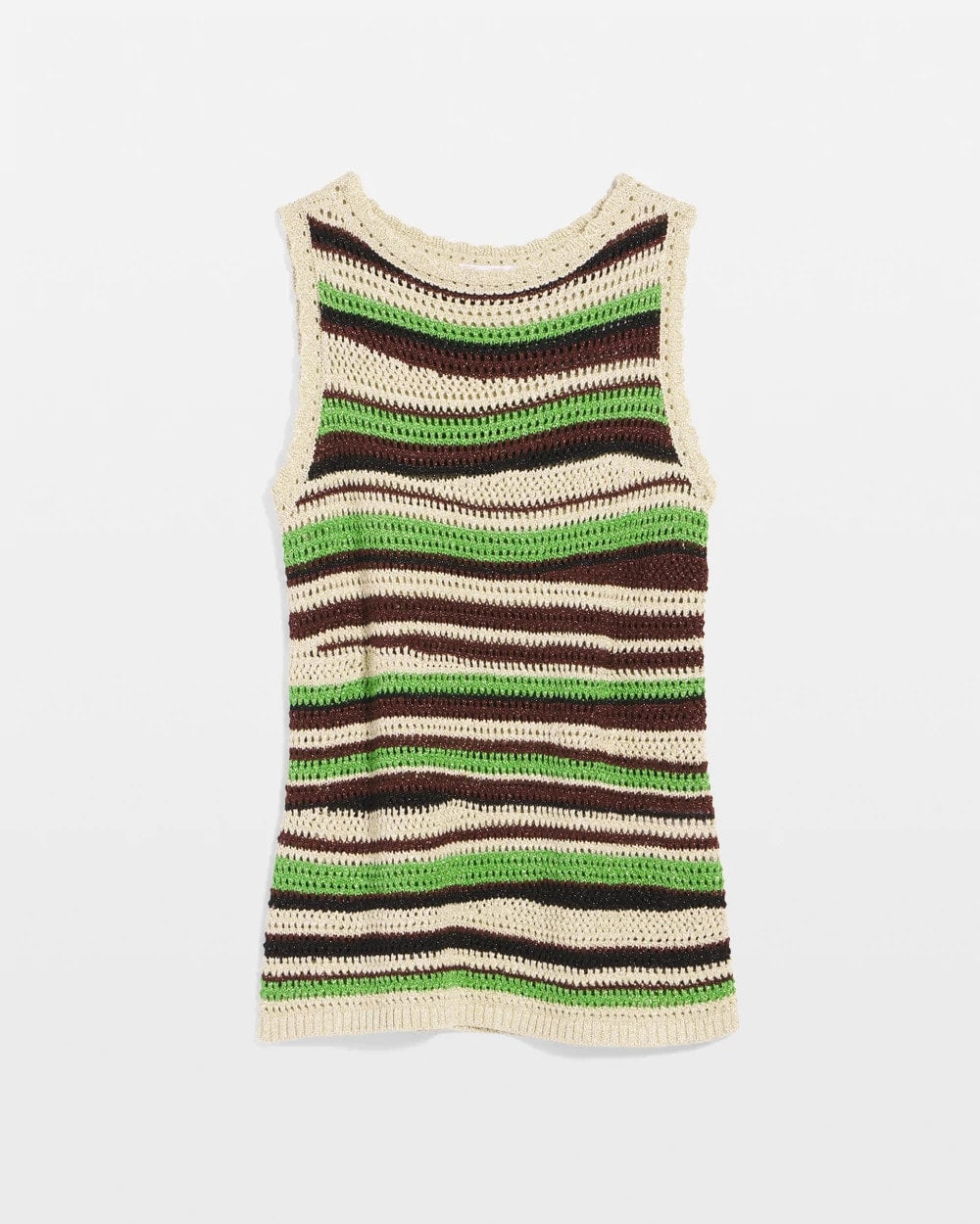 Chico's Contemporary Striped Sweater Tank