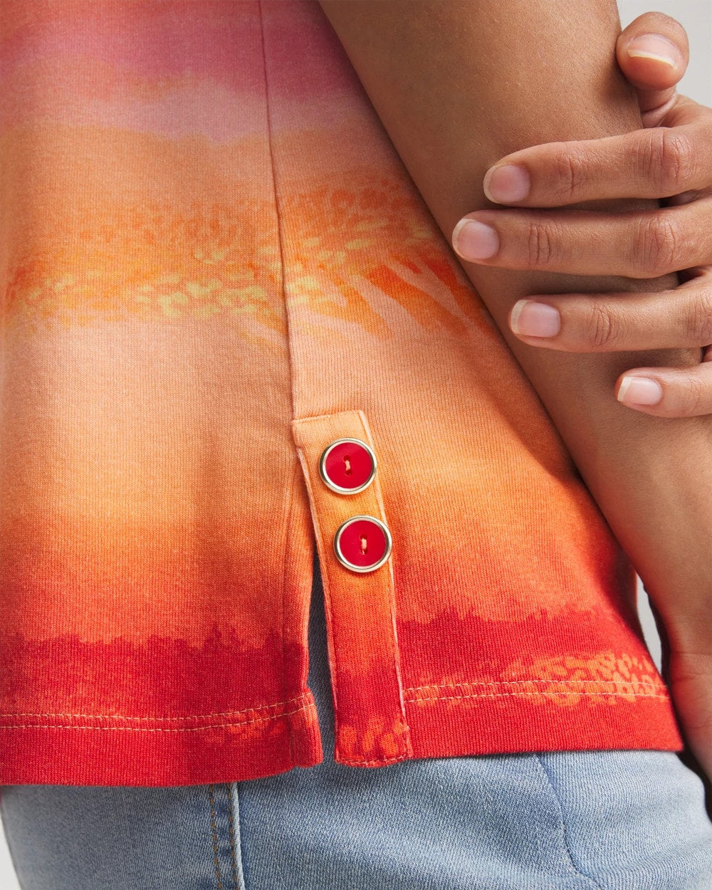 Chico's Rio Sunset Sleeveless Tank