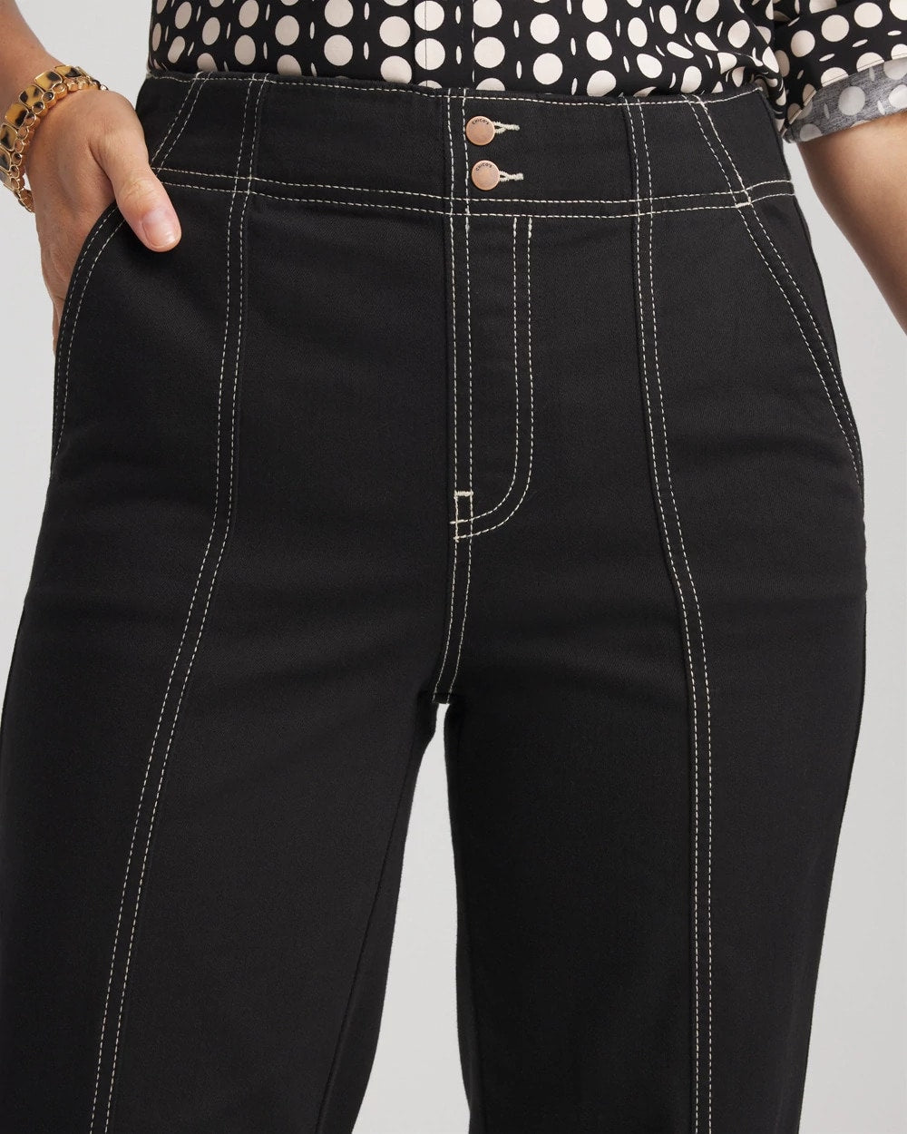 Chico's Pull-On Wide-Leg Jeans