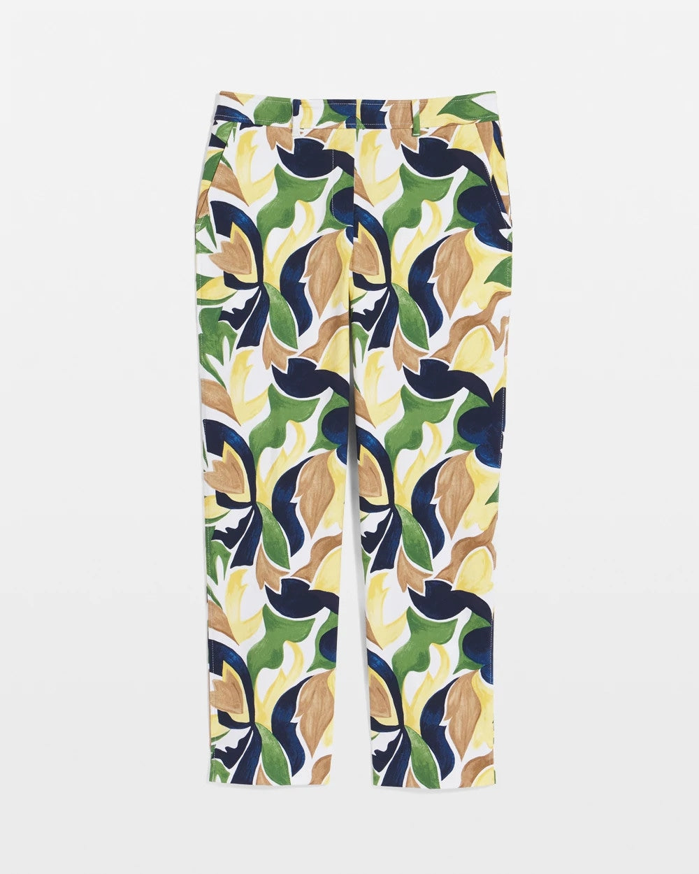 Chico's Emme Straight Mod Cropped Pants