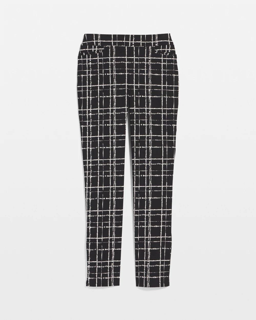 Chico's Brigitte Plaid Slim Ankle Pants