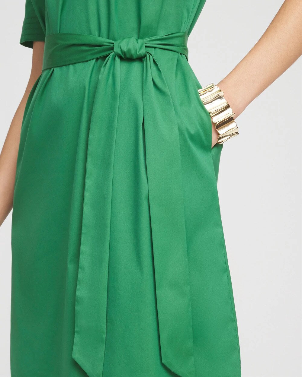 Chico's Shirttail Hem Popover Dress