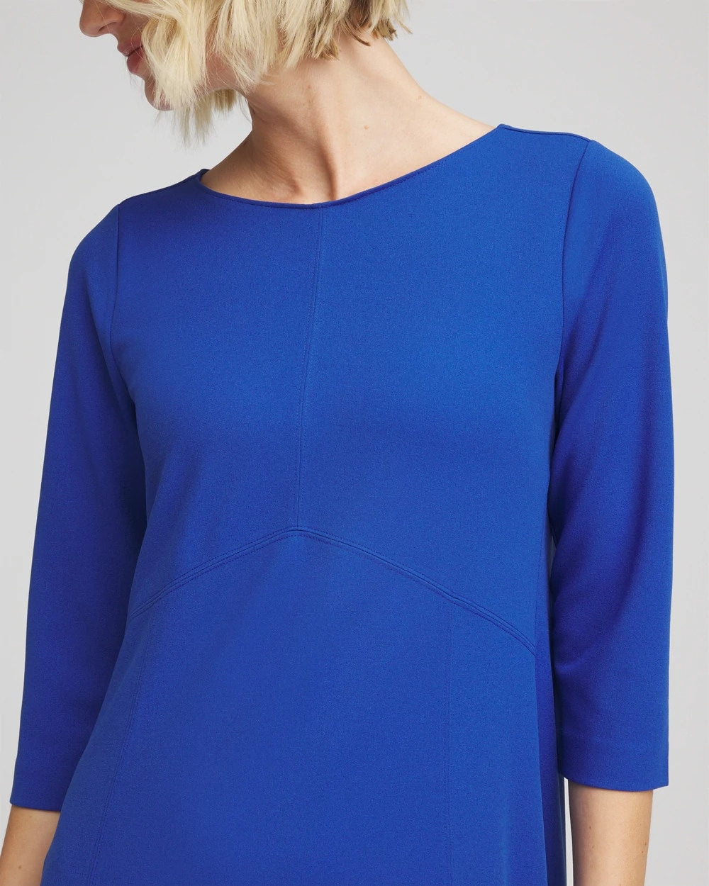 Chico's Seamed Crepe Maxi Dress
