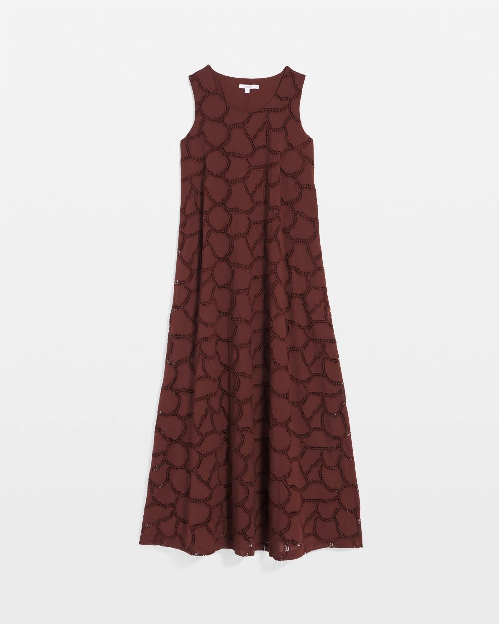 Chico's Eyelet Cutout Maxi Tank Dress