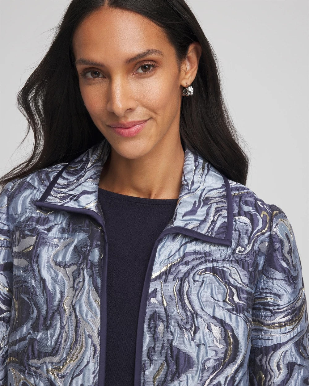 Chico's Travelers™ Jacquard Swirl Jacket