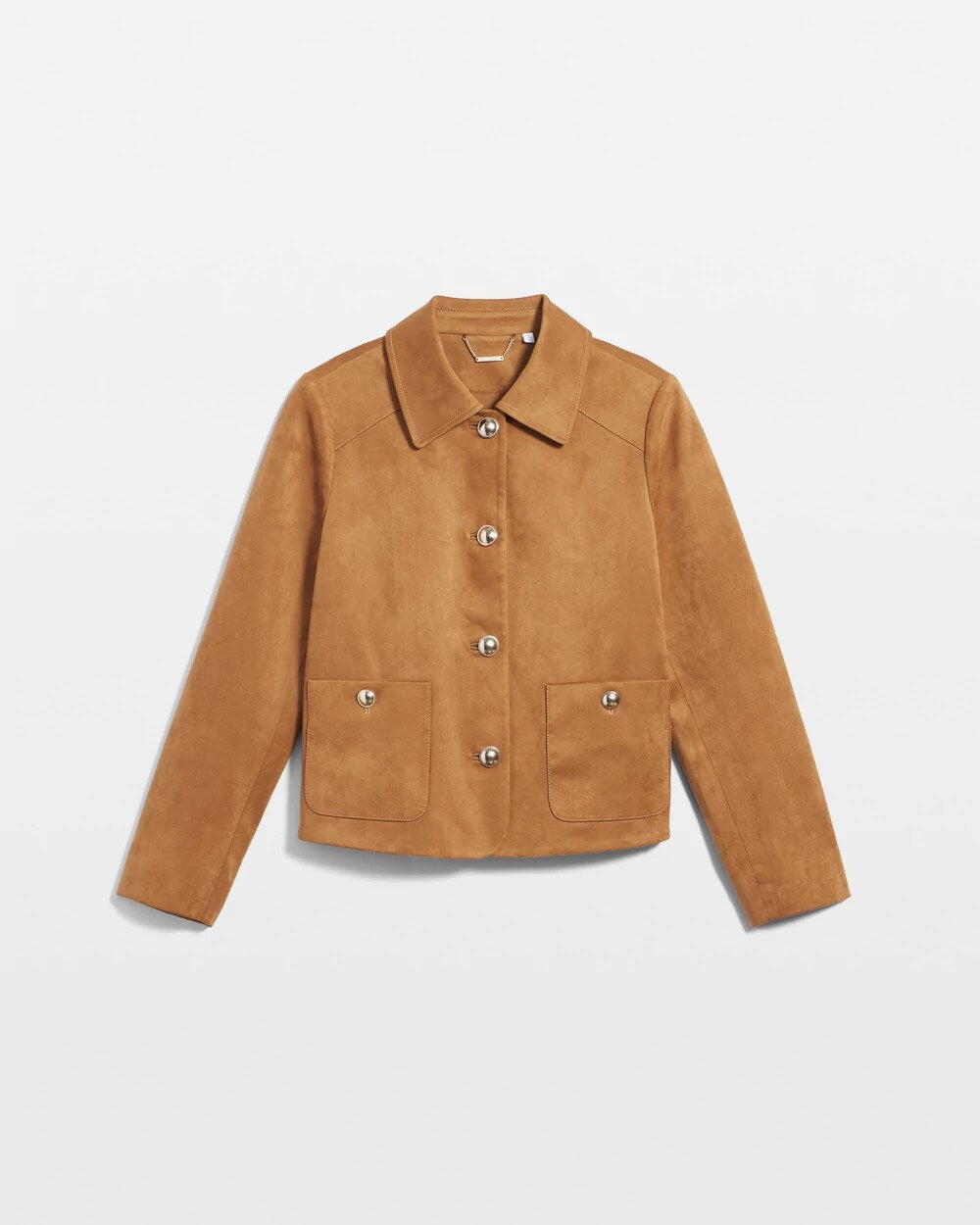 Chico's Suede Cropped Jacket