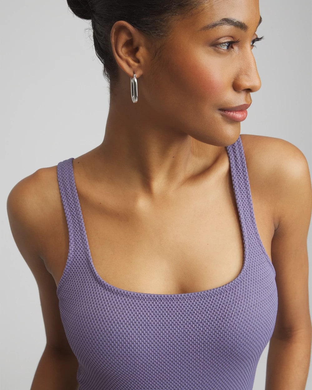 Chico's Gottex Sensual Simplicity Square Neck One Piece Swimsuit