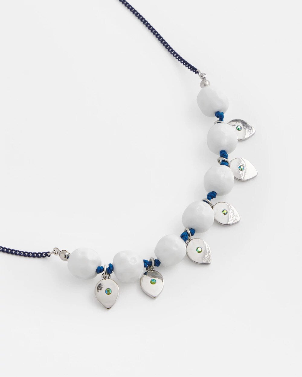 Chico's Convertible White Stone Necklace