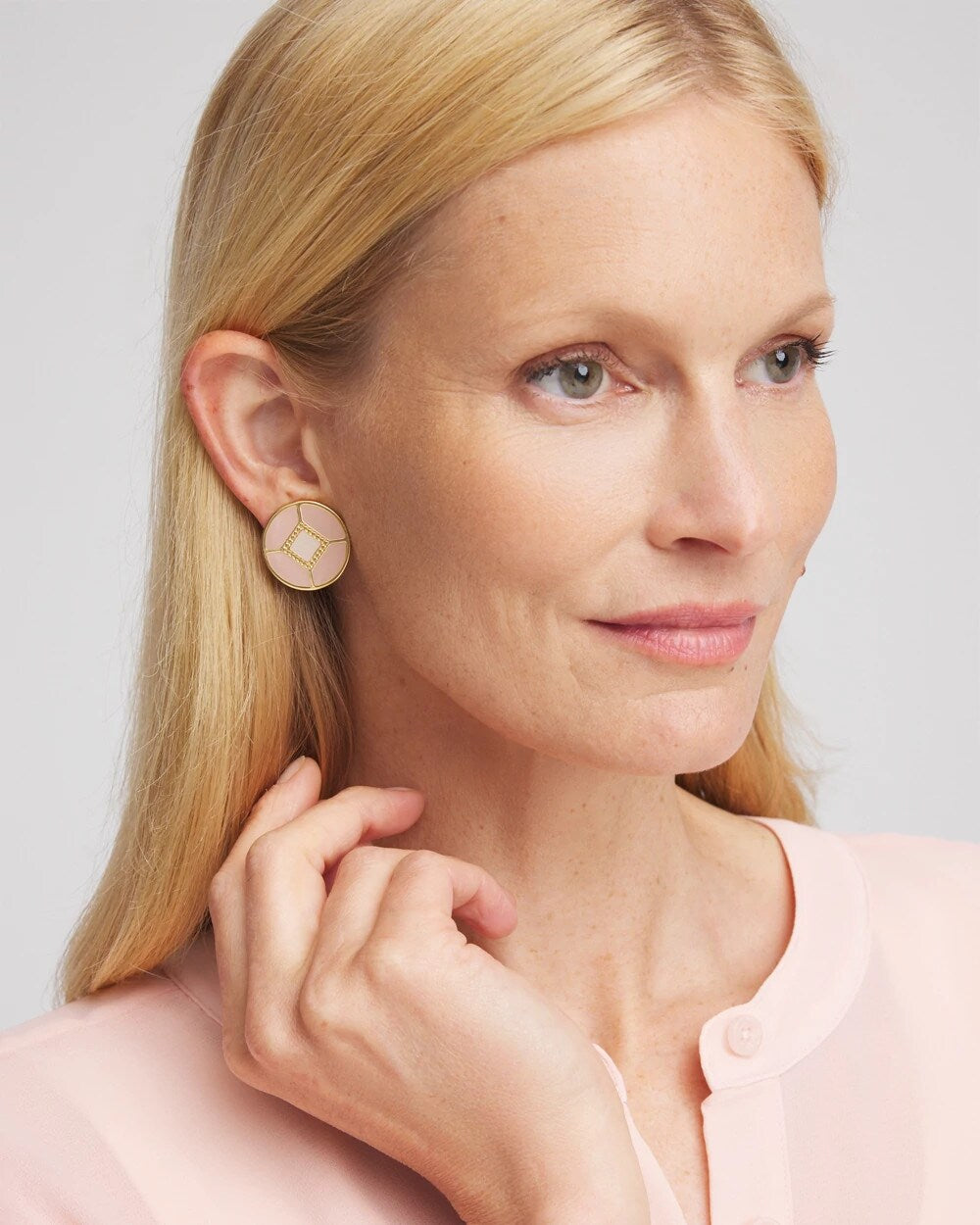 Chico's No Droop® Enamel Clip-On Earrings