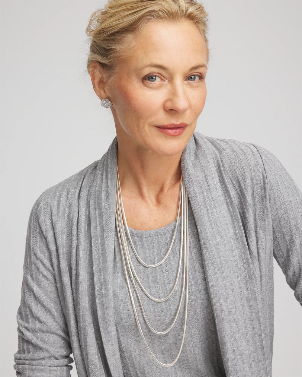 Chico's Multi-Layer Snake Chain Necklace