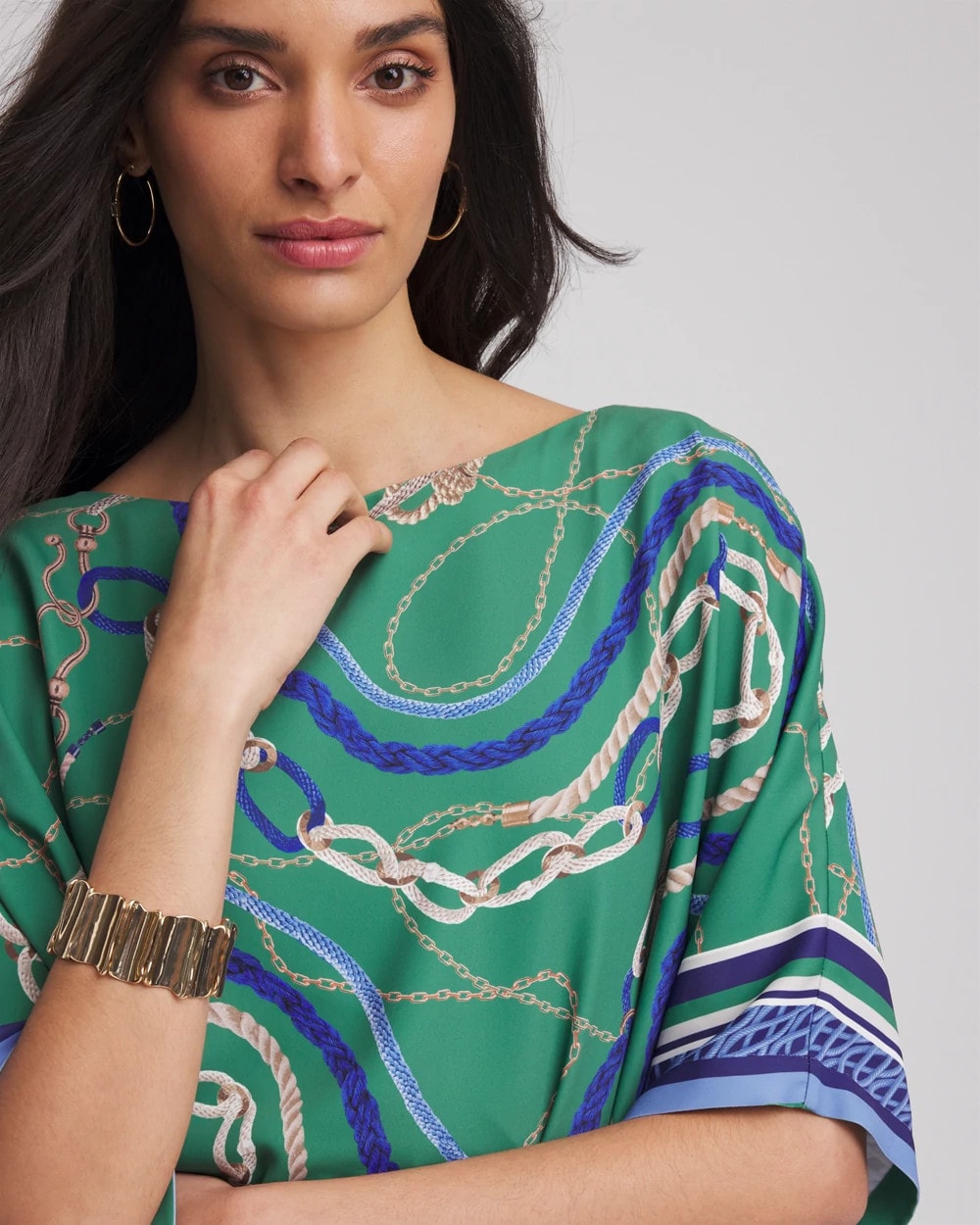 Chico's Rope Relic Poncho