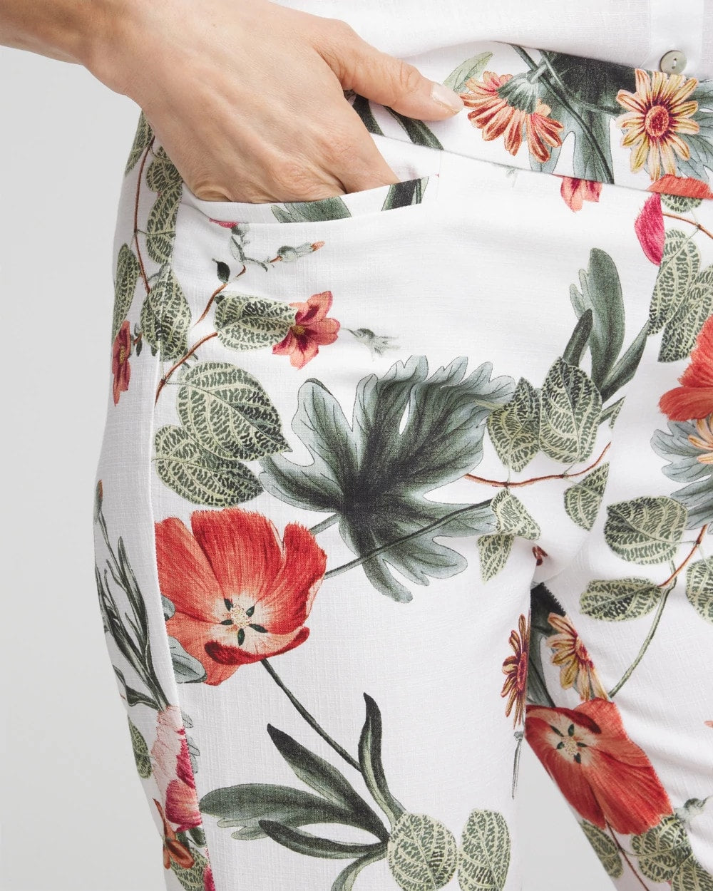 Chico's Petite Brigitte™ Slub Cropped Pants