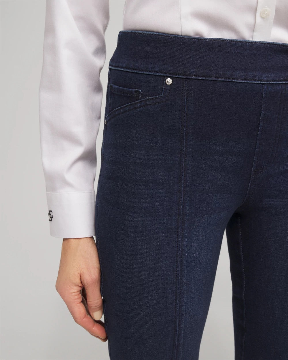 Chico's Petite Travelers Pull On Jeans
