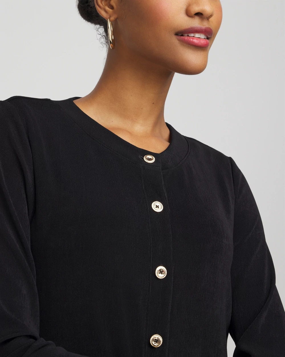 Chico's Travelers™ Collection Scoopneck Shirt Jacket