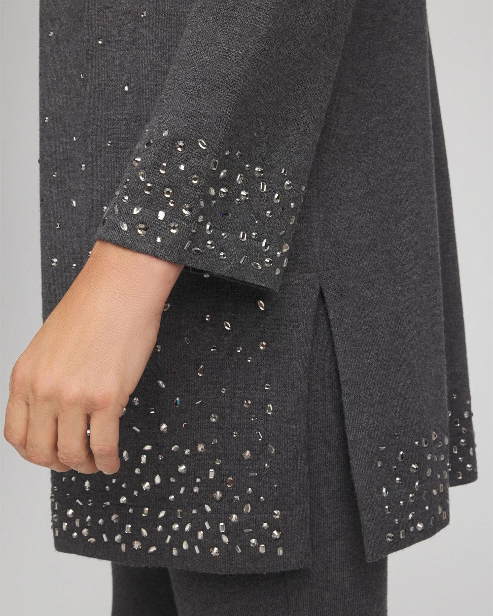 Chico's Travelers™ Rhinestone Cardigan