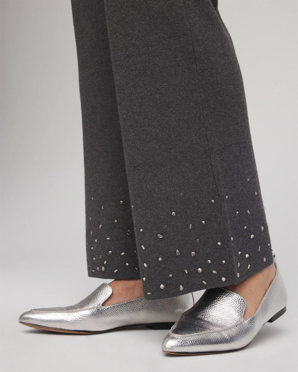 Chico's Travelers™ Embellished Straight-Leg Pants