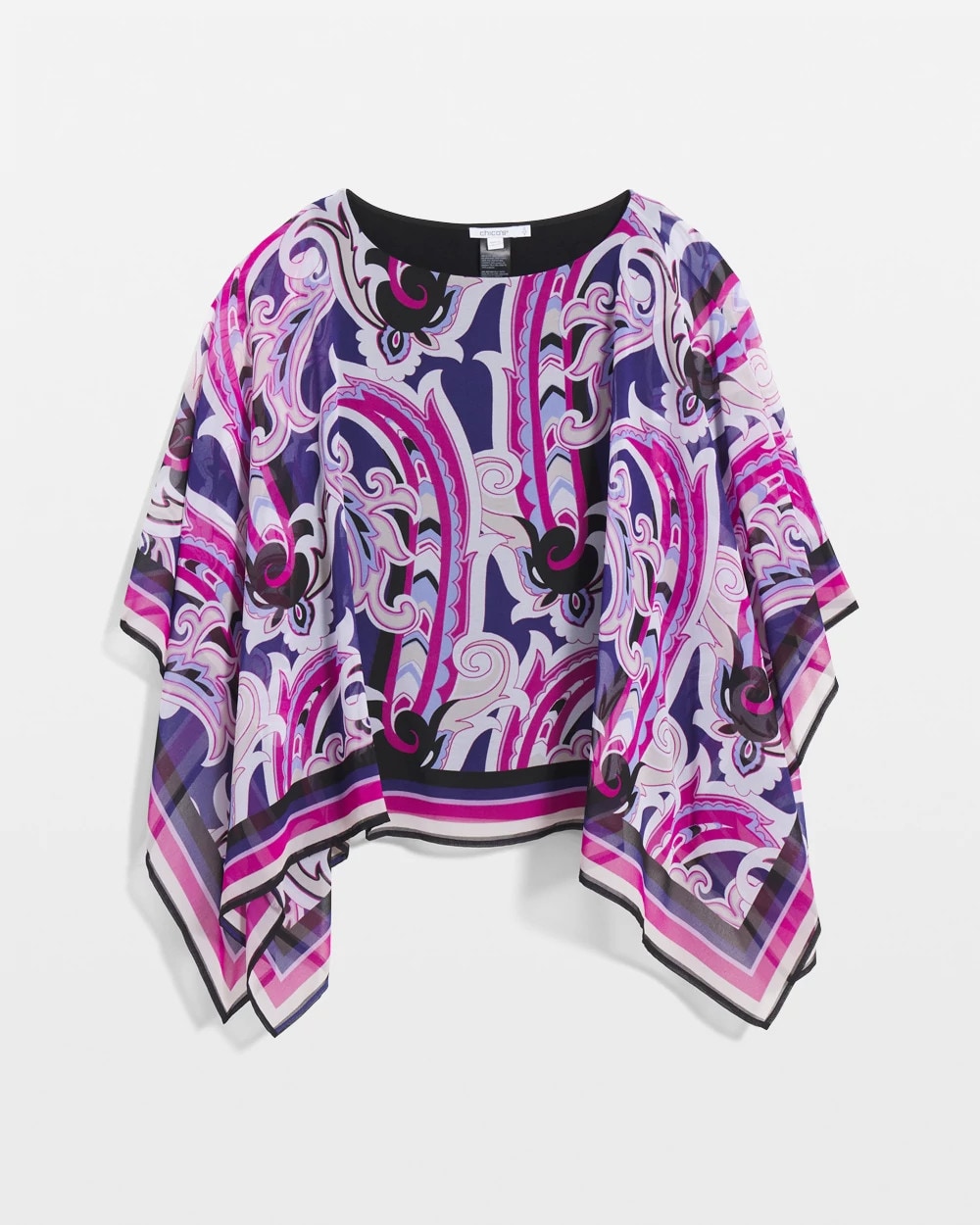 Chico's Travelers™ Paisley Chiffon Layered Top