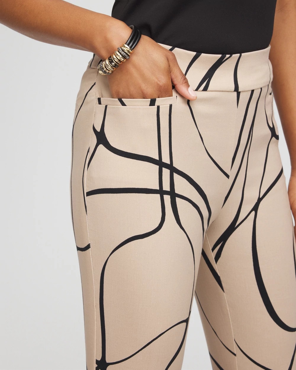 Chico's Brigitte™ Golden Leaf Slim Full-Length Pants