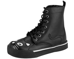 T.U.K. Shoes A6570L Black Kitty Sneaker Boot