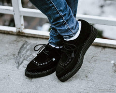 T.U.K. Shoes A8138 Suede Pointed Creepers