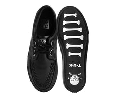 T.U.K. Shoes A9873 Black Leather D-Ring Sneaker
