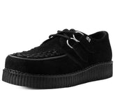 T.U.K. Shoes F7270 Black Suede Viva Low Creeper