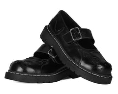 T.U.K. Shoes T2361 Black Out Kitty Mary Jane