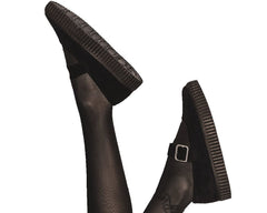 T.U.K. Shoes A9677L Black Pointed EZC Mary Jane