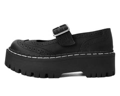 T.U.K. Shoes A9887L Black Double Decker Mary Jane