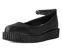 T.U.K. Shoes A9729L Black TUKskin™ Ballet Creeper