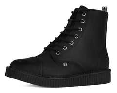 T.U.K. Shoes A9636 Black TUKskin™ Pointed Lace Up Boot