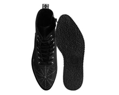 T.U.K. Shoes A9746 Black TUKskin™ 7-Eye Spiderweb Glow Boot