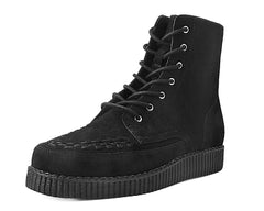 T.U.K. Shoes F9710 Black Suede 7-Eye Viva Low Boot