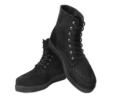 T.U.K. Shoes F9710 Black Suede 7-Eye Viva Low Boot