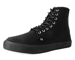 T.U.K. Shoes A3093 Black Canvas 8-Eye Sneaker Boot