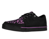 T.U.K. Shoes A9483 Black & Pink Leopard Sneaker