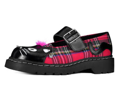 T.U.K. Shoes Tartan Punk Rock Kitty Mary Jane