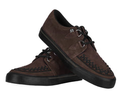 T.U.K. Shoes A3433 Brown Suede Creeper Sneaker