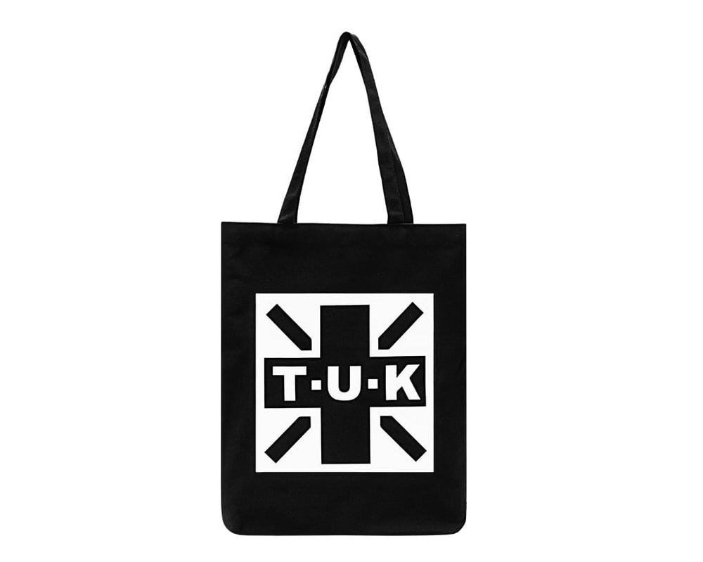 T.U.K. Shoes BG12 Black T.U.K. Logo Canvas Tote Bag BG12-OS