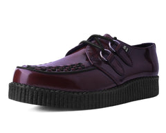 T.U.K. Shoes F9857 Burgundy Rub-Off TUKskin™ Viva Low Creeper