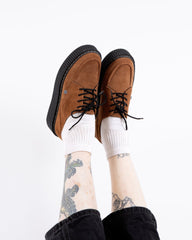 T.U.K. Shoes G3393 Brown Suede Vintage Mondo Creeper