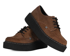 T.U.K. Shoes G3393 Brown Suede Vintage Mondo Creeper