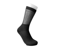 T.U.K. Shoes TSK1130 Black Ribbed Glitter Sock TSK1130
