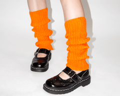 T.U.K. Shoes TSK1149 Orange Knit Leg Warmer TSK1149-OS