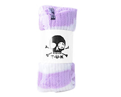 T.U.K. Shoes TSK1162 Purple & White Stripe Knit Leg Warmer TSK1162-OS